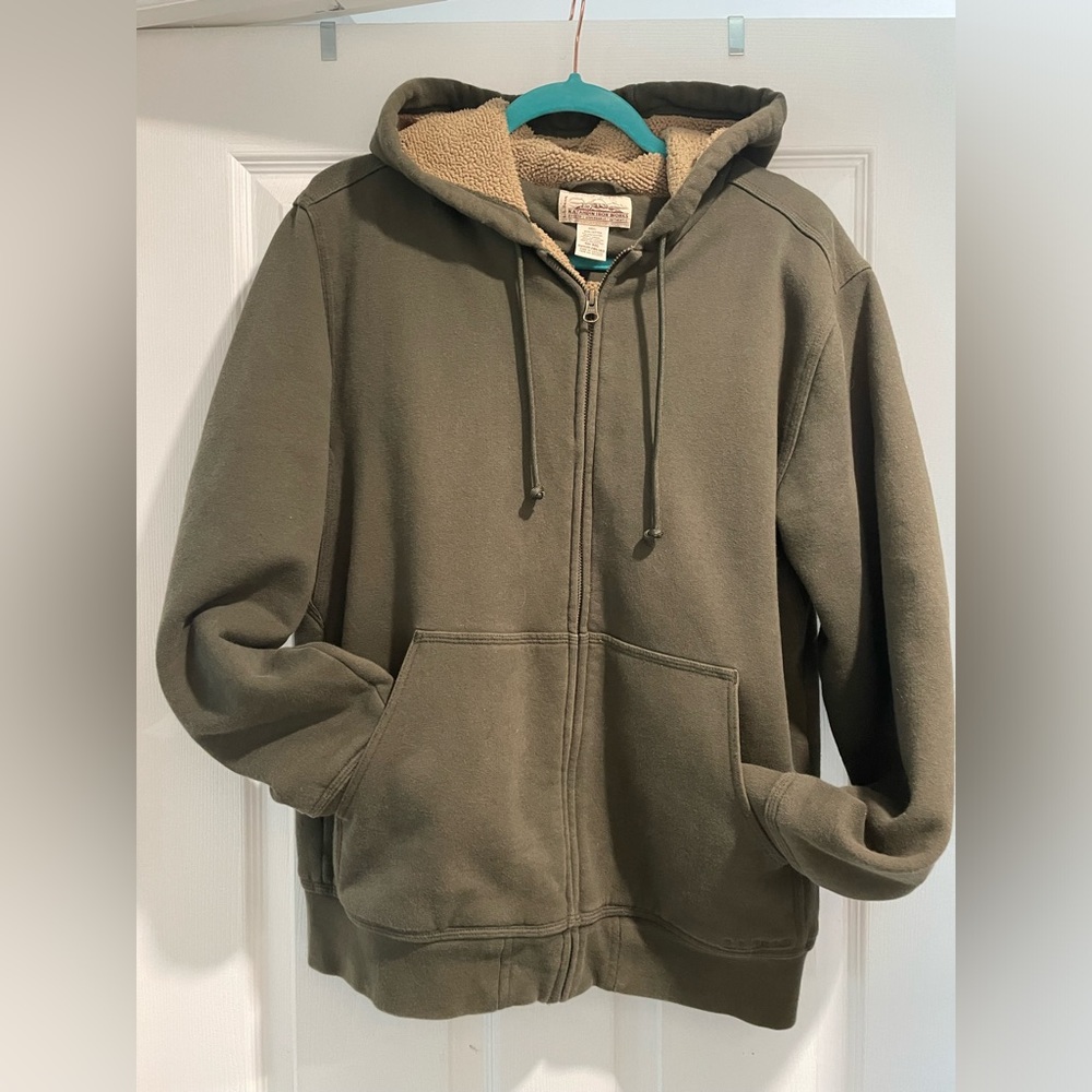 Men’s LL Bean zip hoodie